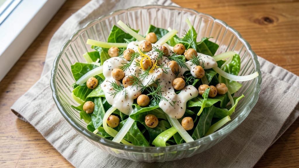 Cab Salad Recipe: Crisp Celery Crowns and Creamy Herb Dream