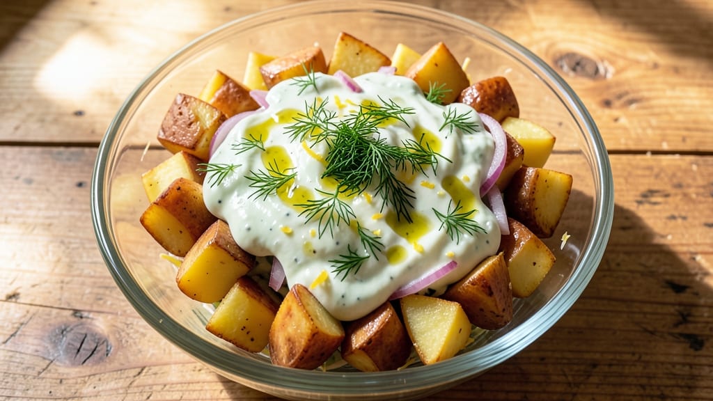 Dill Potato Salad Recipe No Mayo: Light and Herb-Infused Crunch Without Creaminess