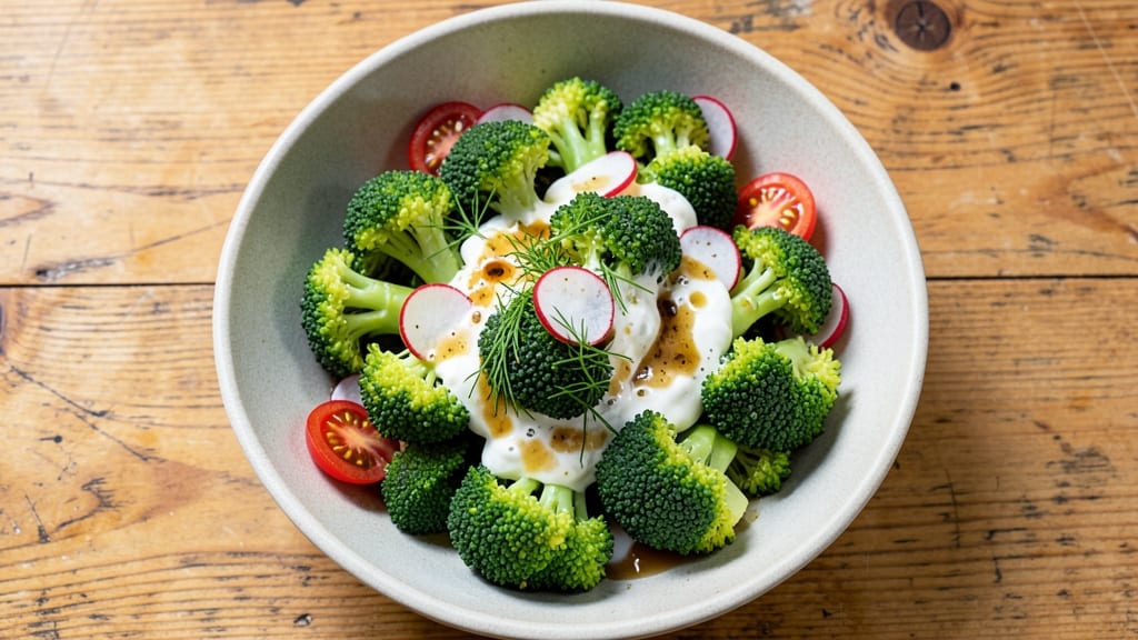 Broccoli Salad Recipe Low Calorie: Crisp Florets With Zesty Yogurt Magic