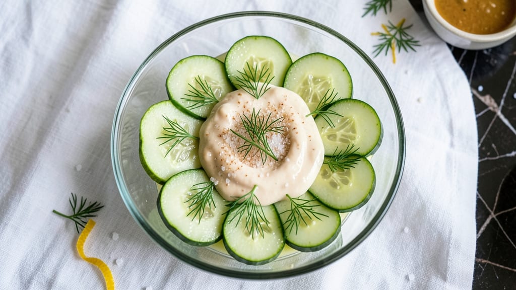 Cucumber Salad Recipe With Mayonnaise and Vinegar: Chilled Crunch Meets Classic Tang