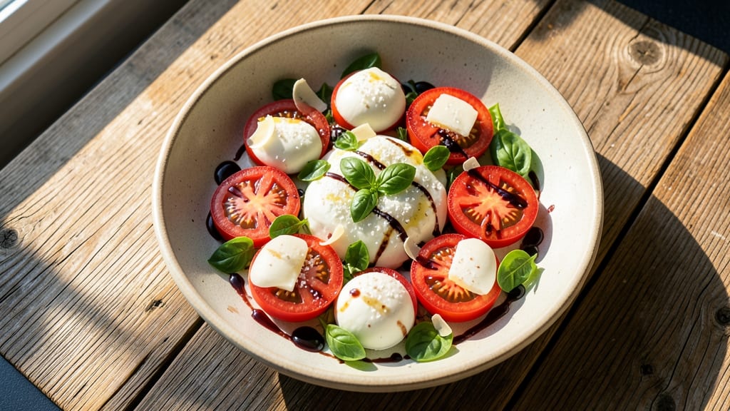 Authentic Italian Caprese Salad Recipe: Tomato-Basil Freshness With Balsamic Drizzle Magic