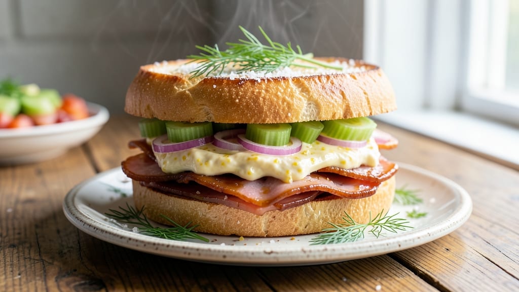 Canned Ham Salad Sandwich Recipe: Crisp Celery Crowns Meet Sweet Glazed Ham Bliss
