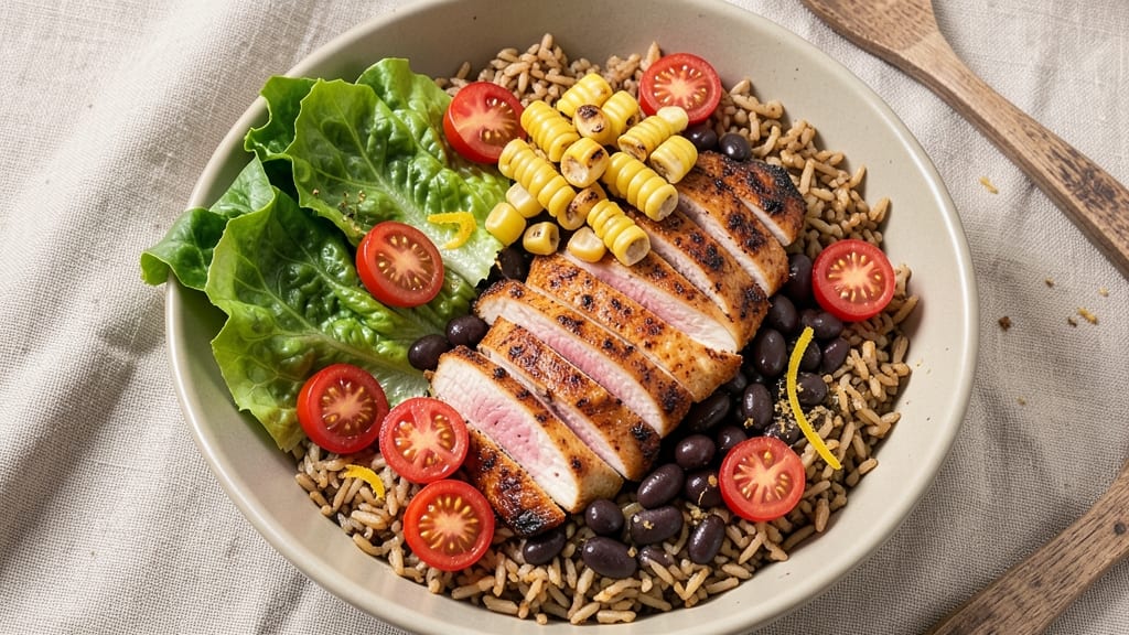 Burrito Bowl Salad Recipe: Layered Crunch and Zesty Flavor in 25 Minutes