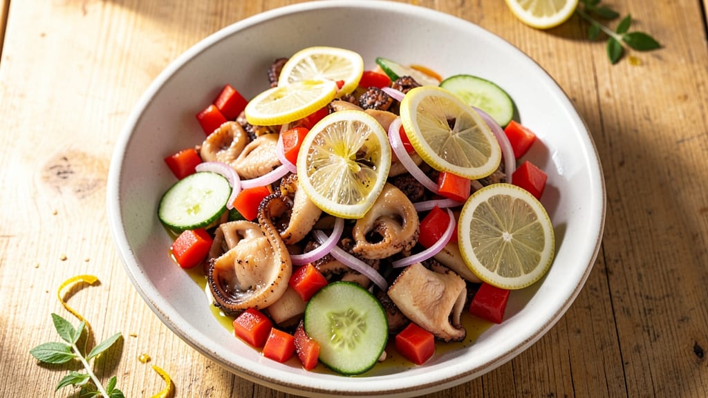 Canned Octopus Salad Recipe: Mediterranean-Inspired Crunch and Tender Bites