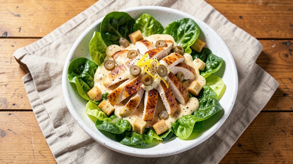 Chicken Caesar Salad Recipe With Anchovies: Umami-Packed Crunch and Creamy Depth