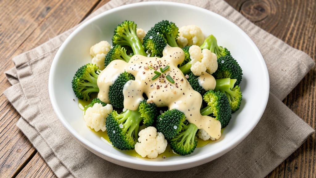 Broccoli Cauliflower Ranch Salad Recipe: Crunchy Veggie Bites with Cool Creamy Twist