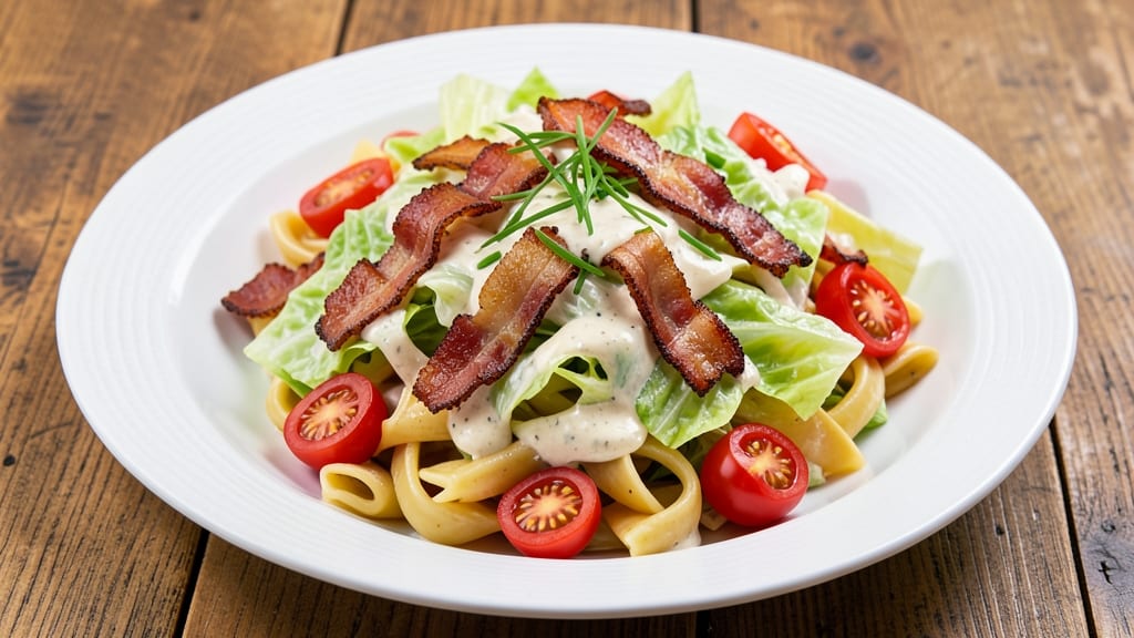 Blt Pasta Salad Recipe Ranch Dressing: Smoky Bacon Crunch Meets Creamy Herb Bliss