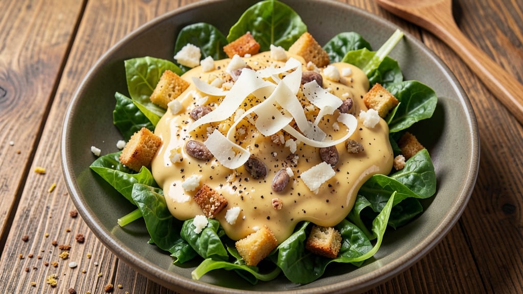 Buca Di Beppo Caesar Salad Recipe: Anchovy-Infused Cream Cheese With Parmesan Crunch