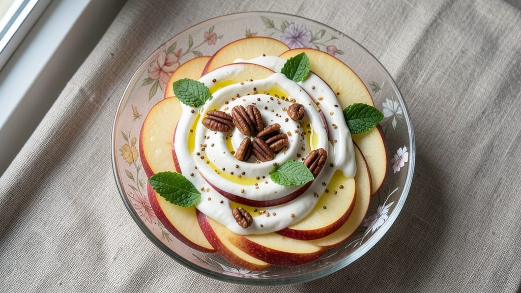 Apple Salad Indian Recipe: Spiced Yogurt and Warm Apple Crunch