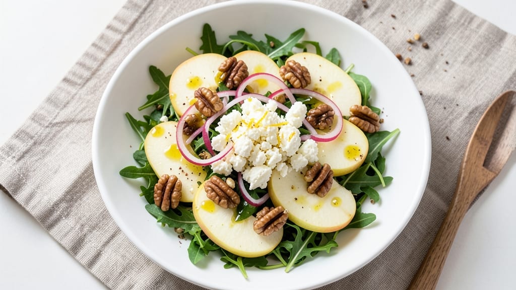 Apple Walnut Feta Salad Recipe: Sweet-Tart Bite with Crunchy Contrast