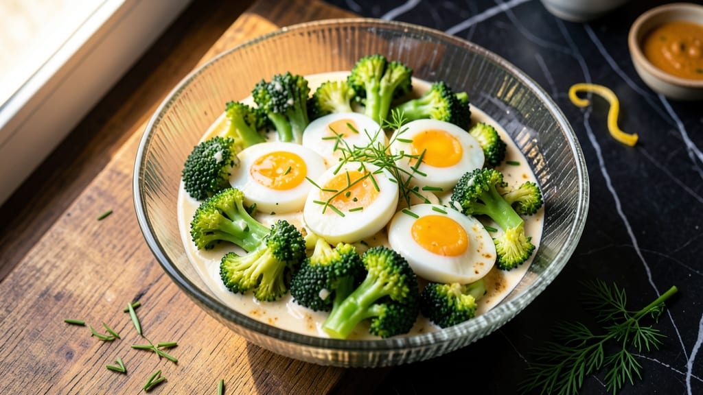Broccoli and Egg Salad Recipe: Crisp Florets and Creamy Yolk Magic