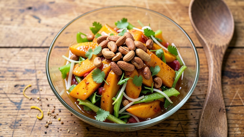 Burmese Mango Salad Recipe: Tangy Tamarind and Toasted Peanut Zing