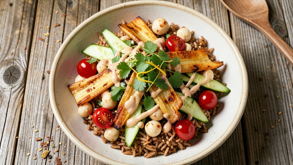 Buddha Salad Recipe: Crisp Celery Crowns and Creamy Herb Dream